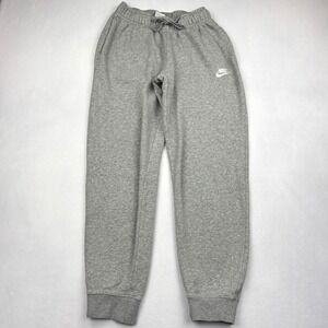 Nike Pants Womens XS Gray Club Fleece Tapered Joggers Sweatpants DQ5191 063